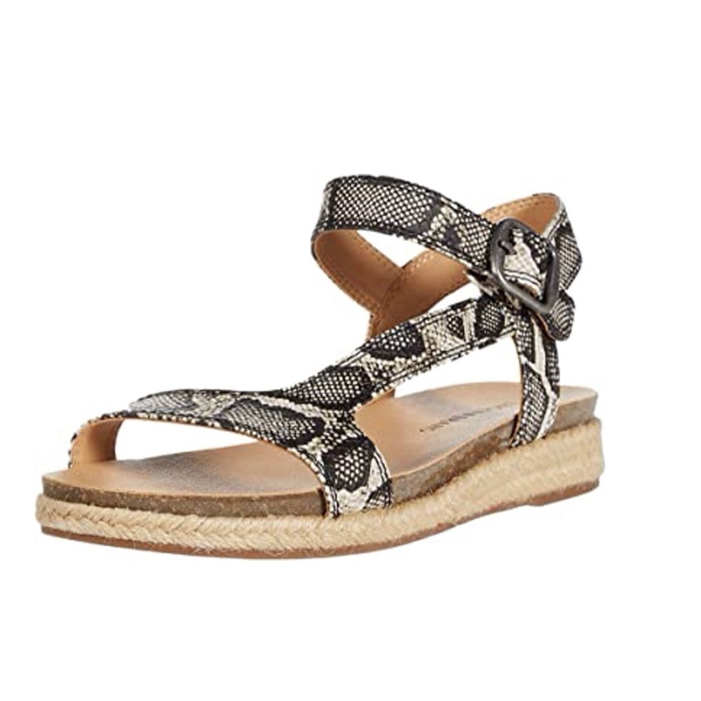 Lucky Brand Garston Suede Ankle Strap Espadrille Sandals 404